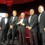 Representantes Destaque Nissan durante premiação